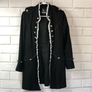 Lena Gabrielle Trench Coat Jacket Pirate style
